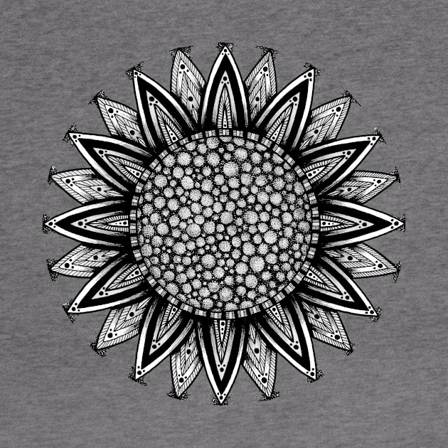 Sunflower Mandala by Litedawn